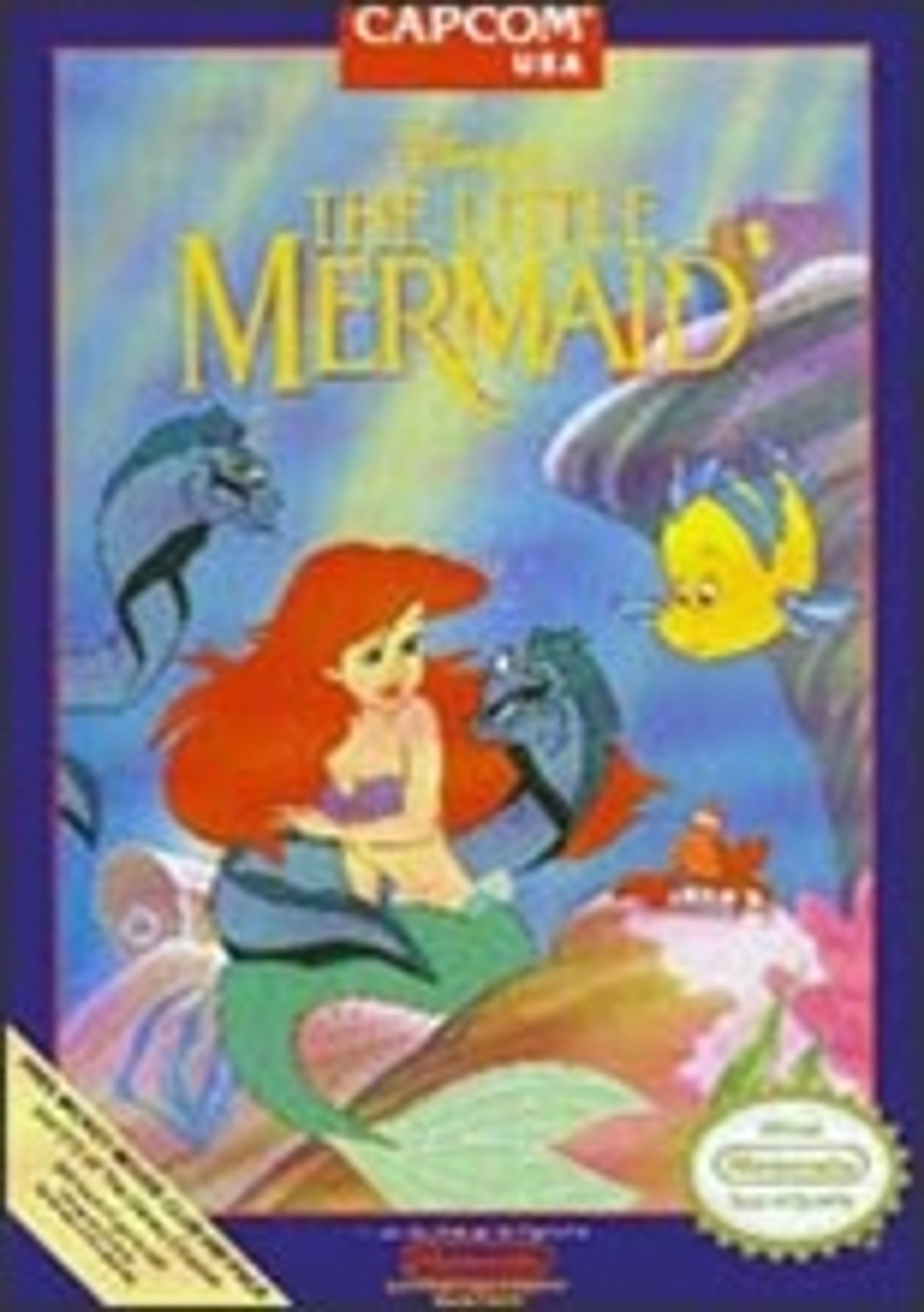 Little Mermaid, Disney's The Complete Nintendo NES Game For Sale